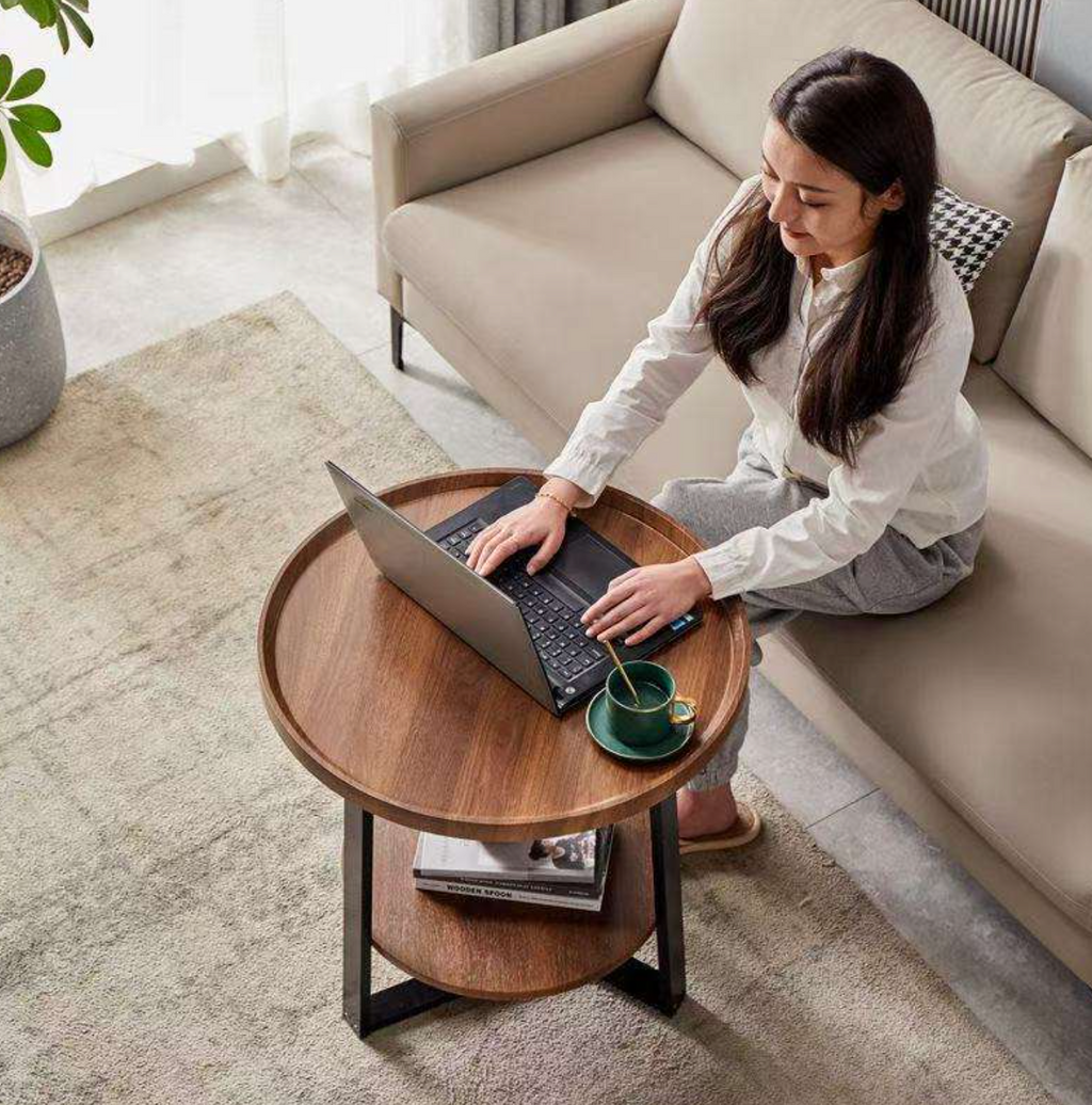 Modern Round Sofa Side Table