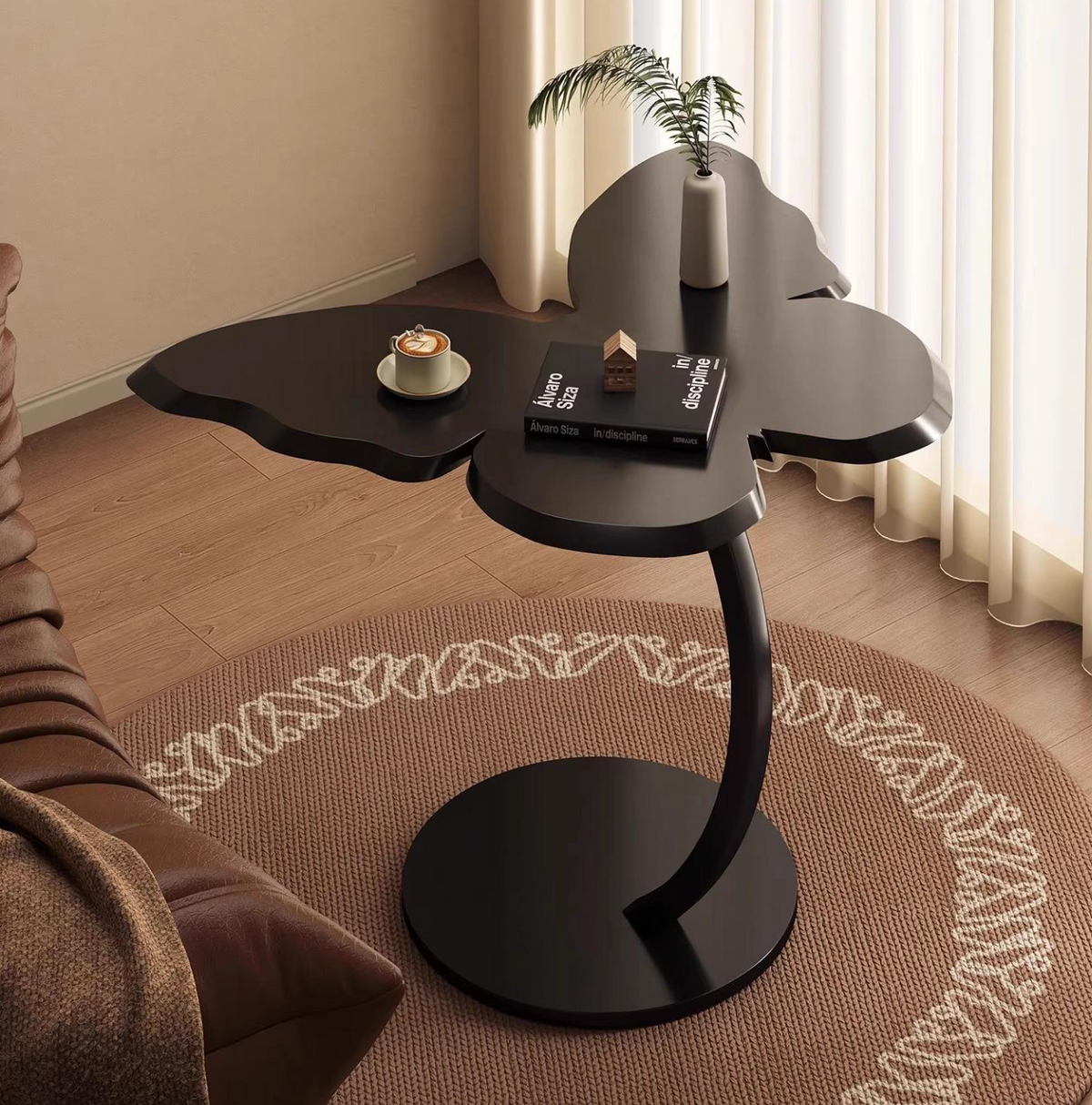 Modern Butterfly Wooden Side Table