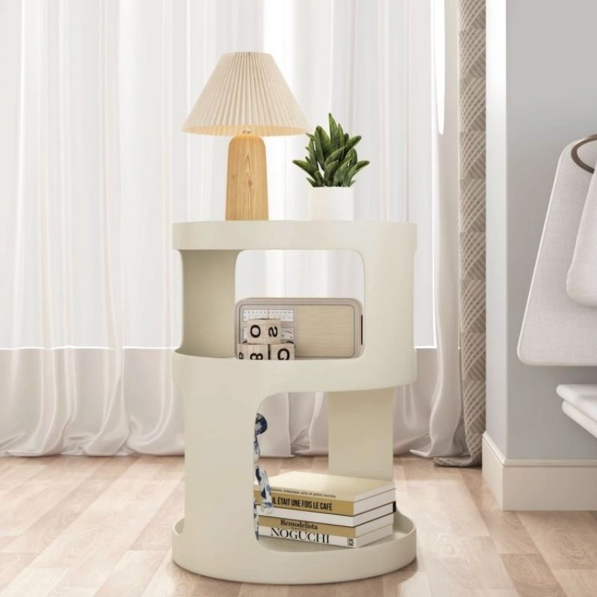 Modern Nordic Iron Art Corner Table