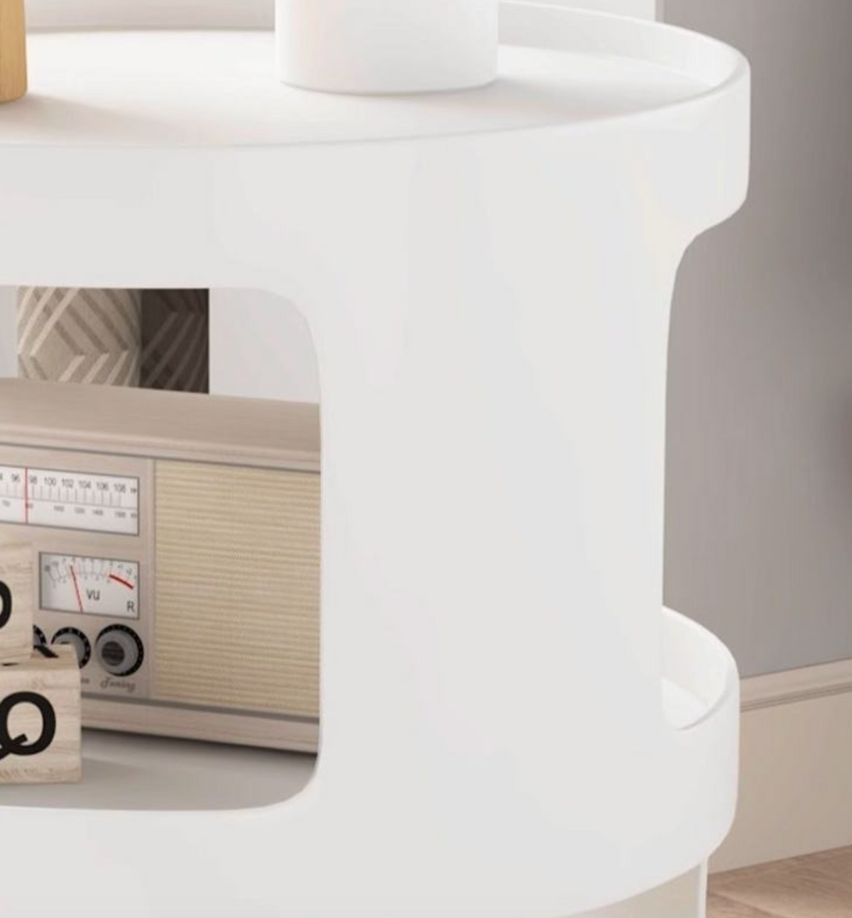 Modern Nordic Iron Art Corner Table