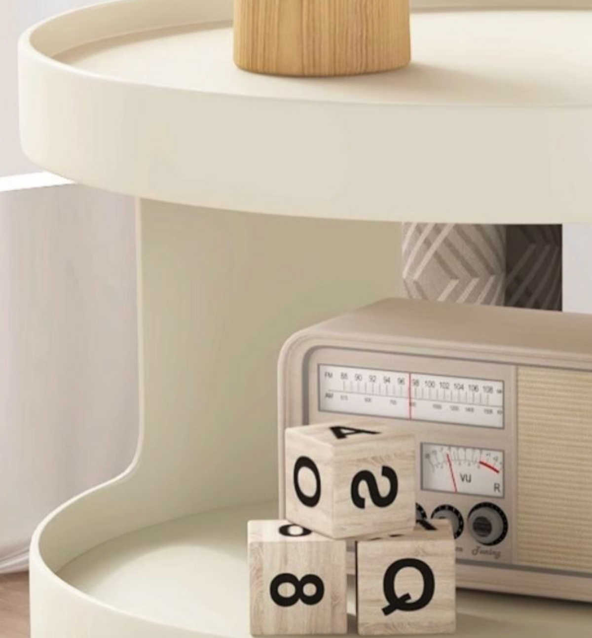 Modern Nordic Iron Art Corner Table